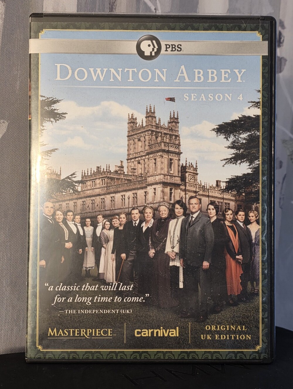Downton Abbey Season 4 PBS Masterpiece 3 DVD Set In Original Case 2013